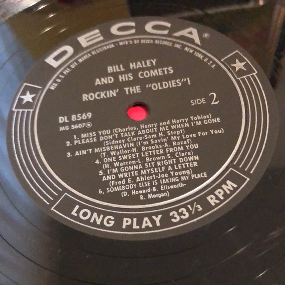 Bill Haley And His Comets Rockin' The Oldies Vinyl Lp '57 - Picture 5 of 7